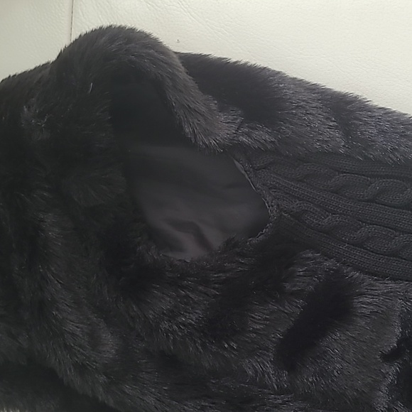 Ci Sono By Cavalini Faux Vest Cable Knit Sz Large - Picture 8 of 8